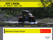 Tablet Screenshot of pepesrental.com